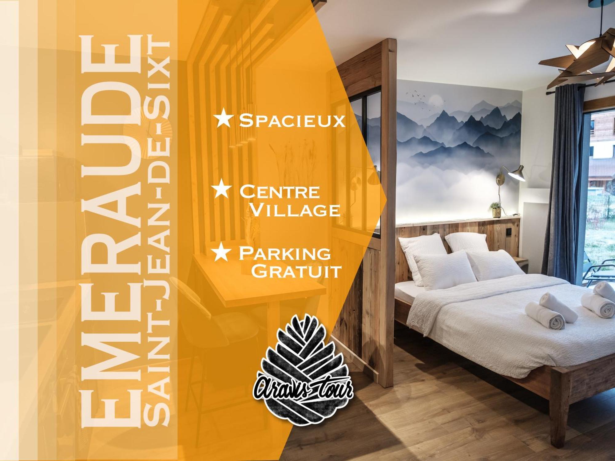 Residence Emeraude - Centre Village - Aravistour Saint-Jean-de-Sixt Luaran gambar